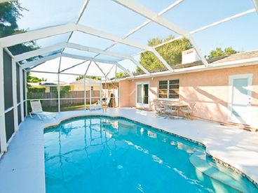 Our Bayshore house features a brand new heated pool!