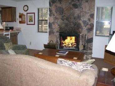 living room fireplace