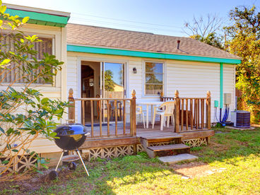 Enjoy our fenced in back yard with grill & patio deck area