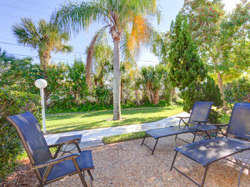 Lounge and read on our ground floor patio