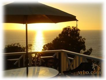 Dining at Sunset on the Deck 