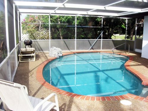 Enjoy good times together in our very private pool!