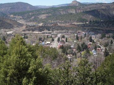 View of Downtown Durango from Deck