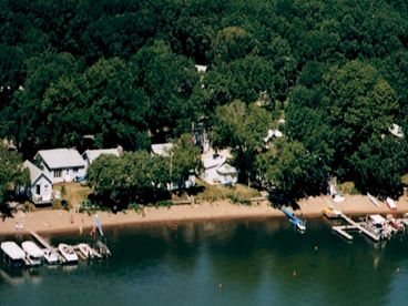 The Lodge on Otter Tail Lake is blessed with a sandy beach and gradually sloping shoreline.  