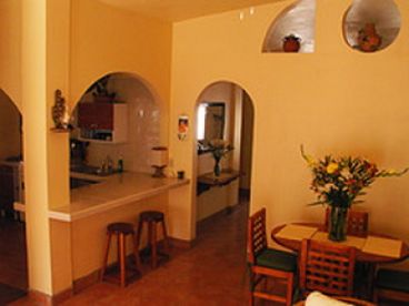 Dining area plus breakfast bar