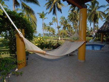 Relax to the view from your own hammock