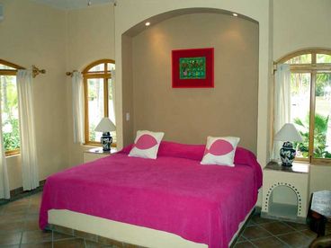 Sunny, spacious bedrooms with king beds and full baths