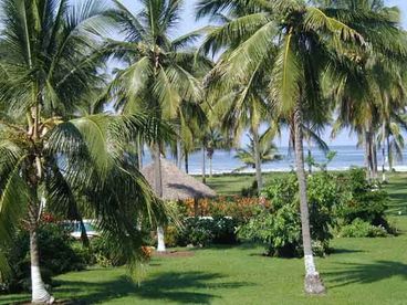 View from living and dining areas and terraces