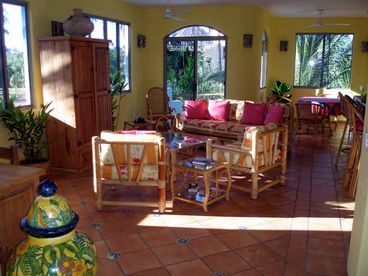 Living room area at Las Palmas