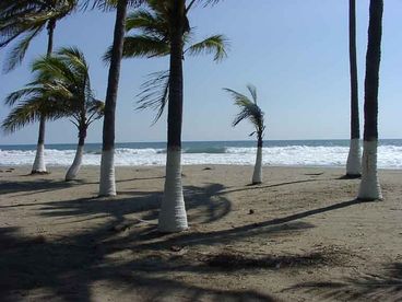 View from the master bedroom to the beach