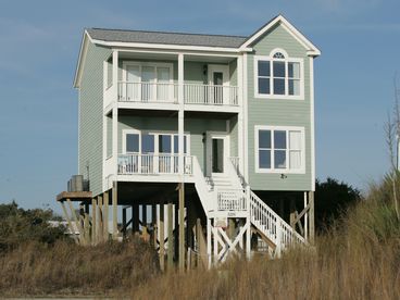 Beach house from beach