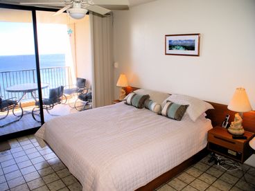 Master bedroom overlooking ocean