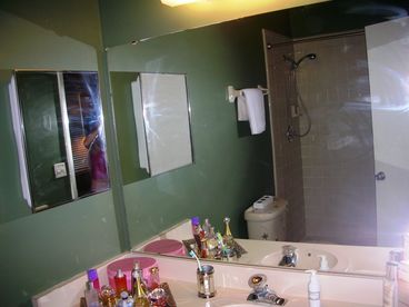 1st bdr private bath w/large shower