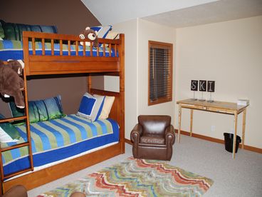 Bunk Room-Full size bottom bunk with trundle.