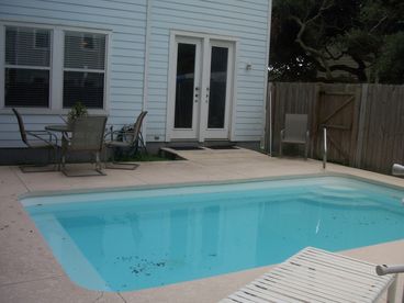 French Doors to Pool