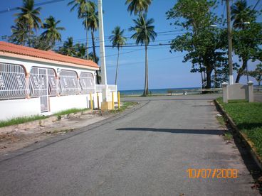 View from the entrance of the house.