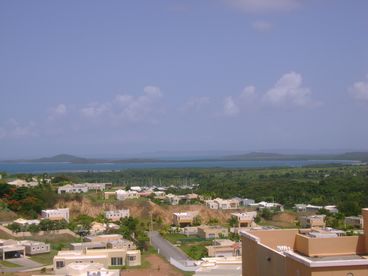 view from balcony