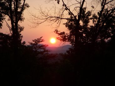 One of the many sunsets at the chalet 