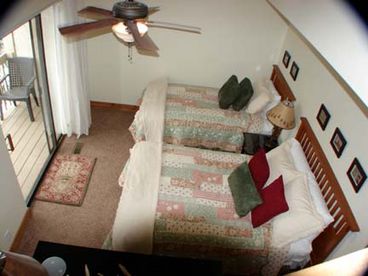 Guest Room Sleeps 3; an additional loft sleeps 2 more. 