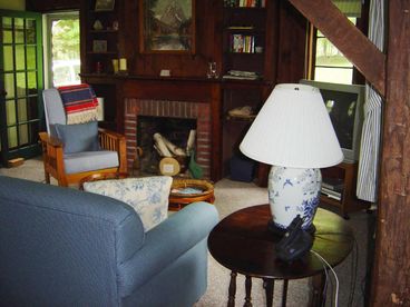 Living room, front door