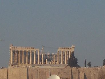 Really close to the Acropolis (view from the top roof of the building)
