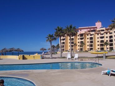 View from one of three pool areas