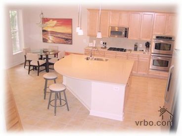 Breakfast Room & Kitchen with Double Ovens, Microwave, Coffee Maker, Toaster, and all amenities