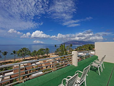 Top Lounge with tables, chairs, gas grills and VIEWS.  Have dinner at the top.