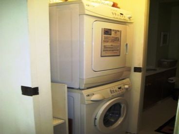 No standing in laundry lines.  There is a new front load MayTag washer and dryer in the condo for your use.