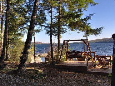 Cold Stream Lake Log Home