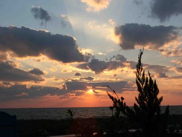 Sunset from entrance