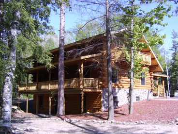 View of the front of the house.