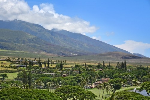 West Maui Mountains from Whaler 1063