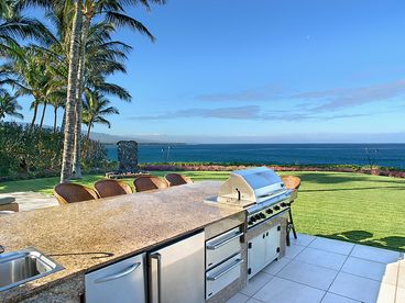 Outdoor BBQ and View
