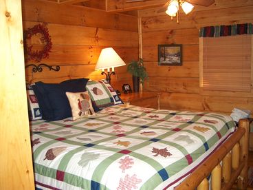 KIng Size Bed in Master Bedroom