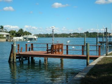 Awesome views of the intercoastal waterway
right from you own back yard & dock!