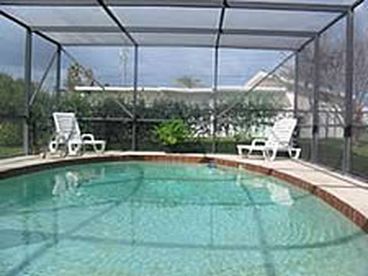 Private Sceened Pool & back Porch area
