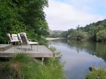 The peaceful views from the dock are magnificent.