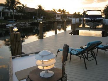 Sunset on our Sundeck