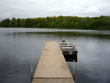 Boat and dock provided