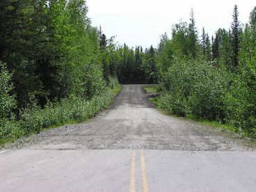 Looking towards the Cabin