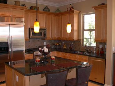 fully loaded kitchen for gourmet meals 