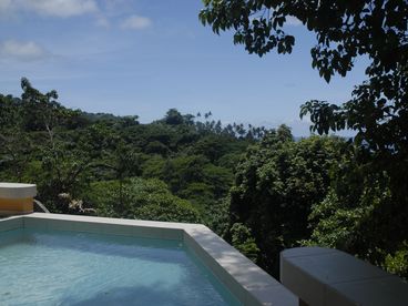 Looking south east from the patio.