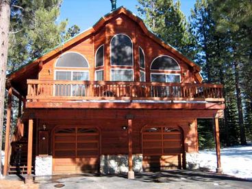 Front of the house in summer.