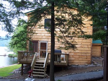 Hear the Loons call, watch the duck swim along the shore, sit on the deck or inside the porch and enjoy the Adirondacks.