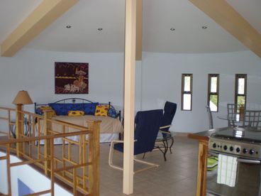 Living area as viewed from kitchen