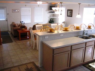 Living, Dining and Kitchen