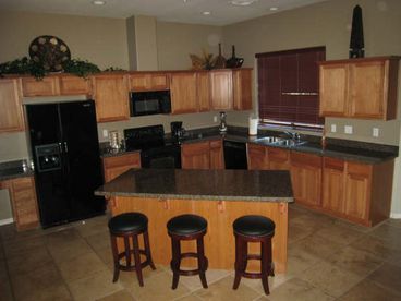 fully stocked kitchen