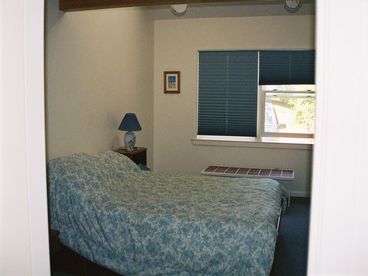 Queen bedroom with new bed