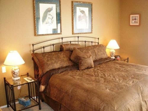 Posturpedic King Bed in Master with TV